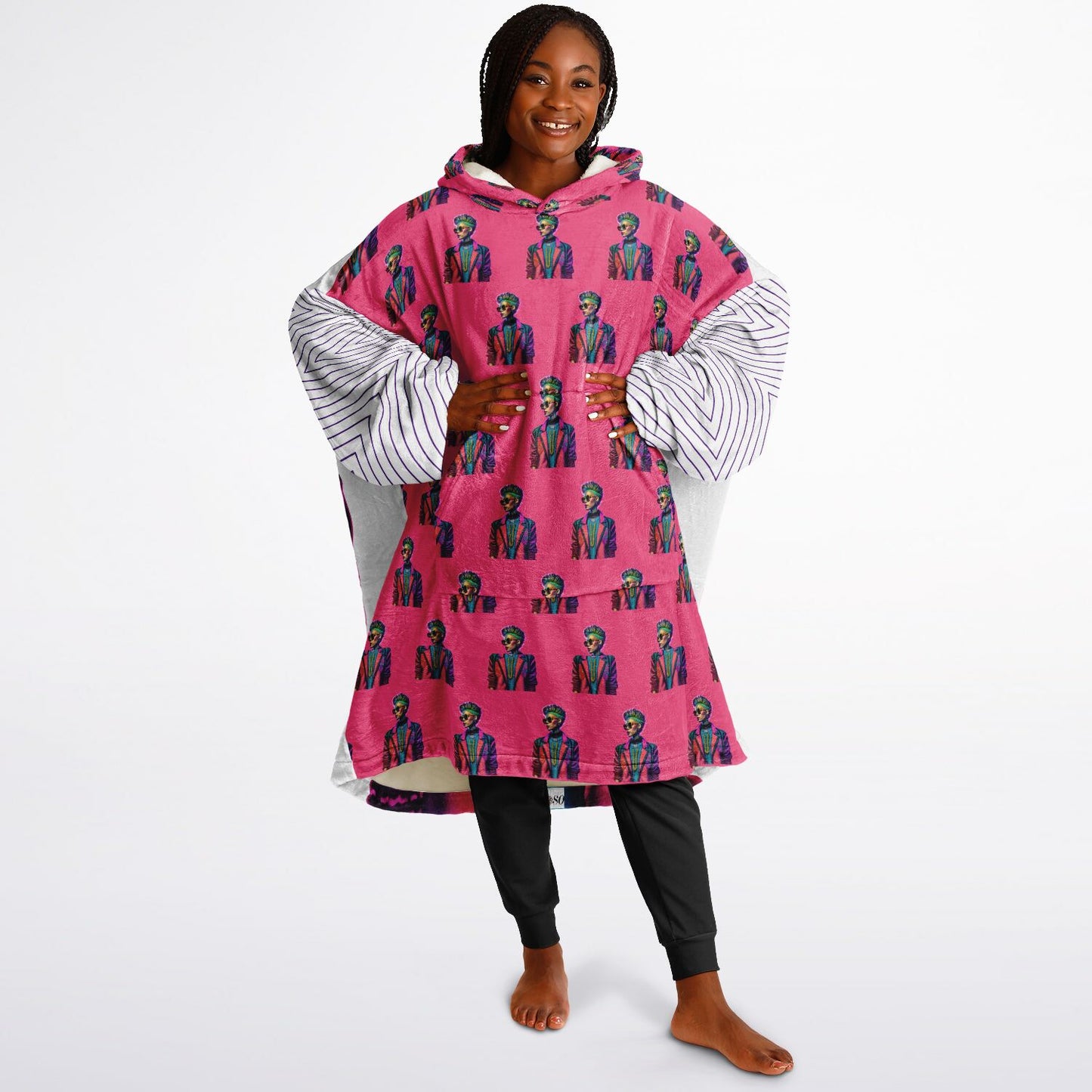 Snug Hoodie Economy - AOP Kukloso Punk Chic No 1 G - Free Shipping
