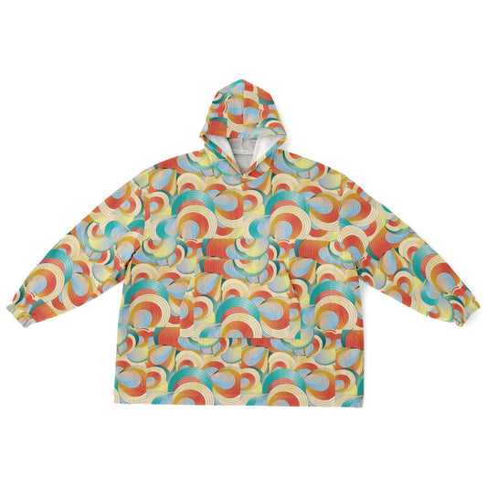 Snug Hoodie Economy - AOP Kukloso Ice Cream Swirls No 60 - Free Shipping