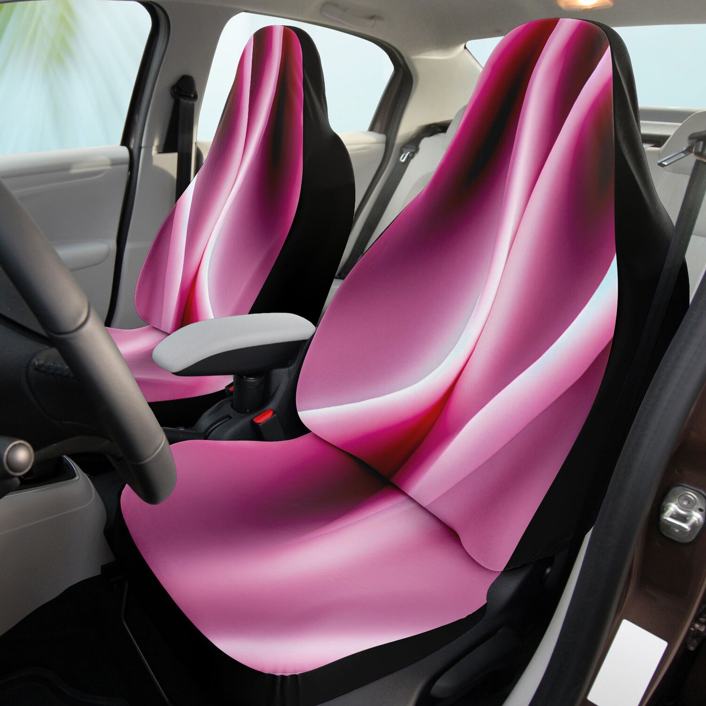 Car Seat Cover - AOP Kukloso Color Flows series No 4 Pink-Rose gradient colors- Free Shipping