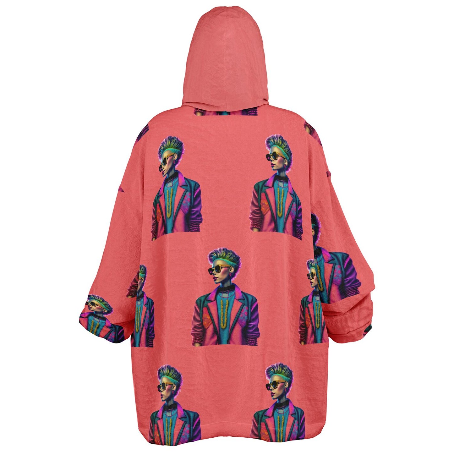 Snug Hoodie Economy - AOP Kukloso Punk Chic No 1 E - Free Shipping