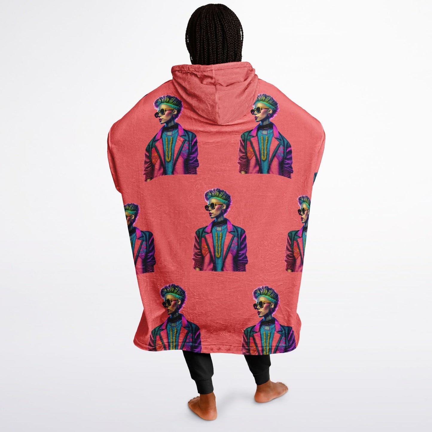 Snug Hoodie Economy - AOP Kukloso Punk Chic No 1 E - Free Shipping