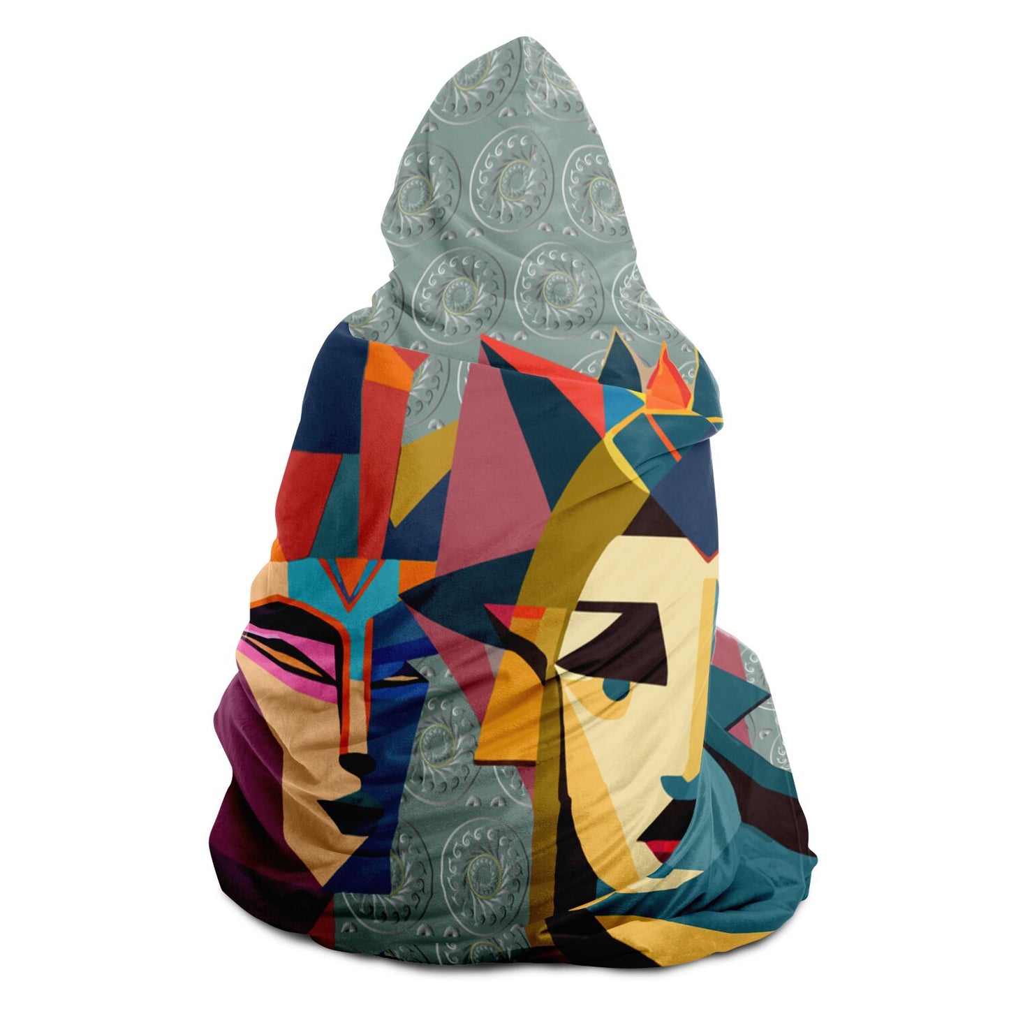 Hooded Blanket - AOP Kukloso The Couple No 4 - Free Shipping