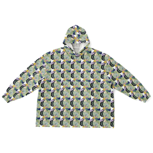 Snug Hoodie Economy - AOP Kukloso Ice Cream Swirls No 42 - Free Shipping