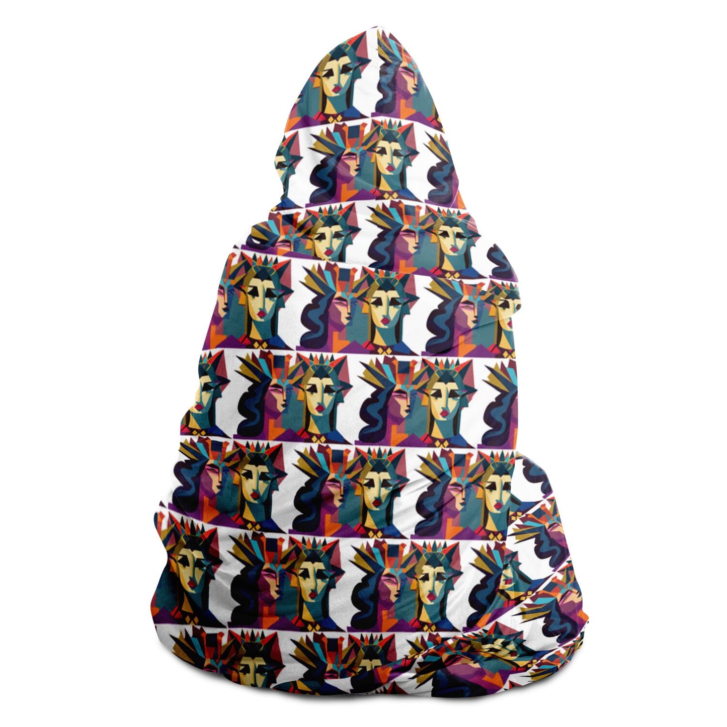 Hooded Blanket - AOP Kukloso The Couple Pattern No 6 - Free Shipping