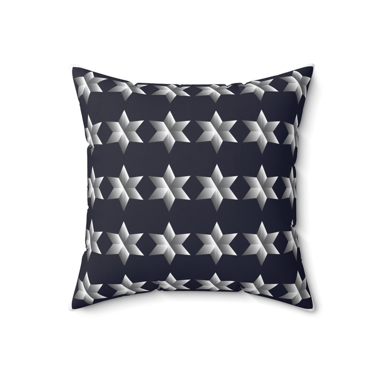 Spun Polyester Square Pillow Kukloso Fleurons No 34 - Free Shipping