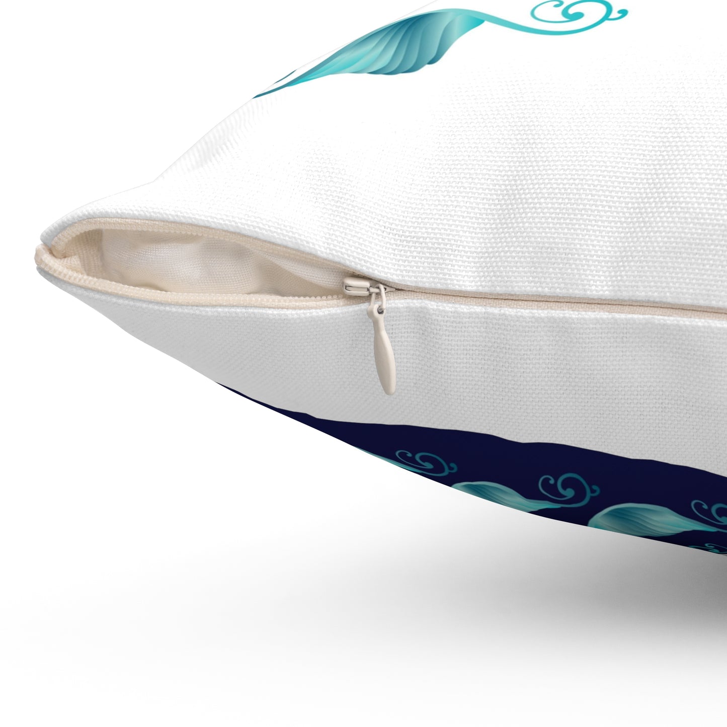 Spun Polyester Square Pillow Kukloso Fleurons No 14 - Free Shipping