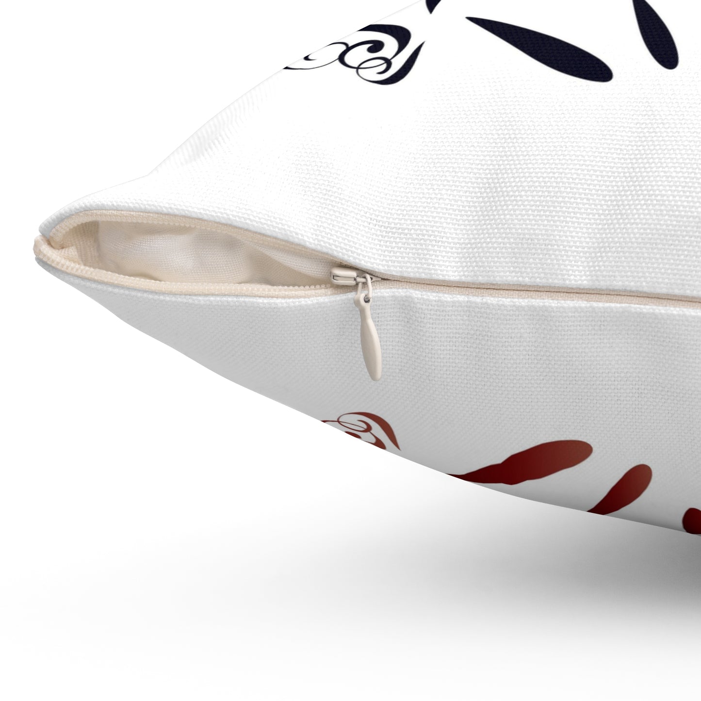 Spun Polyester Square Pillow Kukloso Fleurons No 12 - Free Shipping