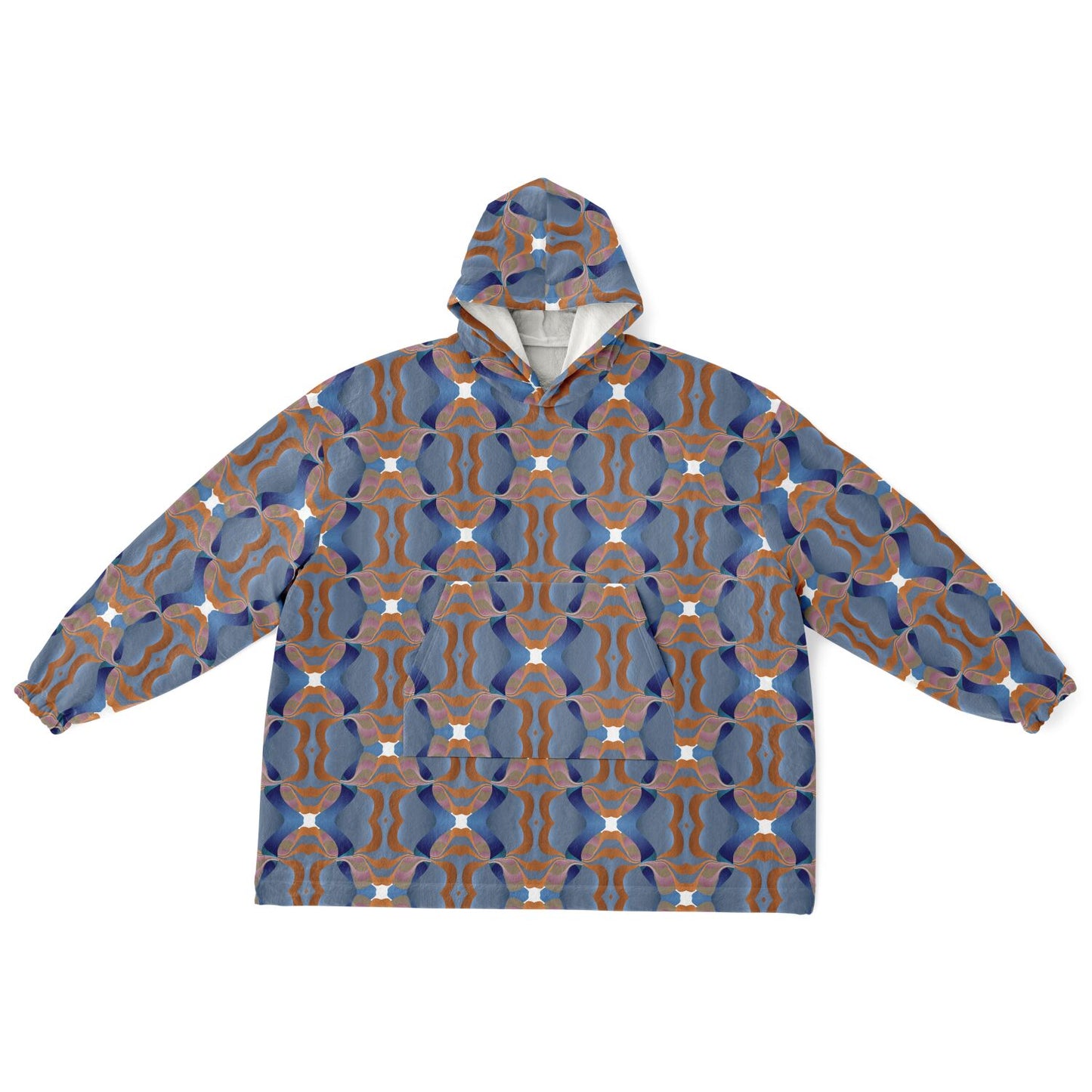 Snug Hoodie Economy - AOP Kukloso Ice Cream Swirls No 45 - Free Shipping