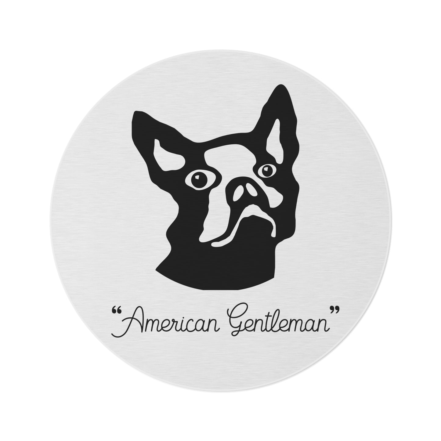 Round Rug Kukloso "American Gentleman" Tippy went to Heaven - 1958 Free Shipping