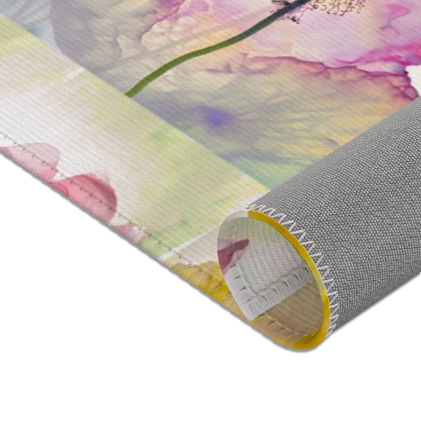 Area Rugs Kukloso Pastel Watercolor Florals - Free Shipping