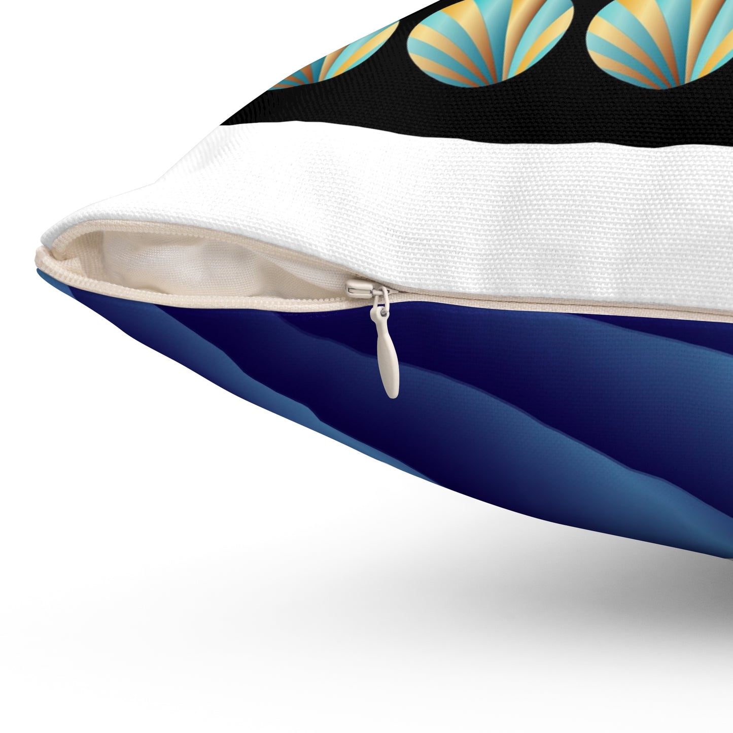 Spun Polyester Square Pillow Kukloso Abstractical No 22 - Free Shipping