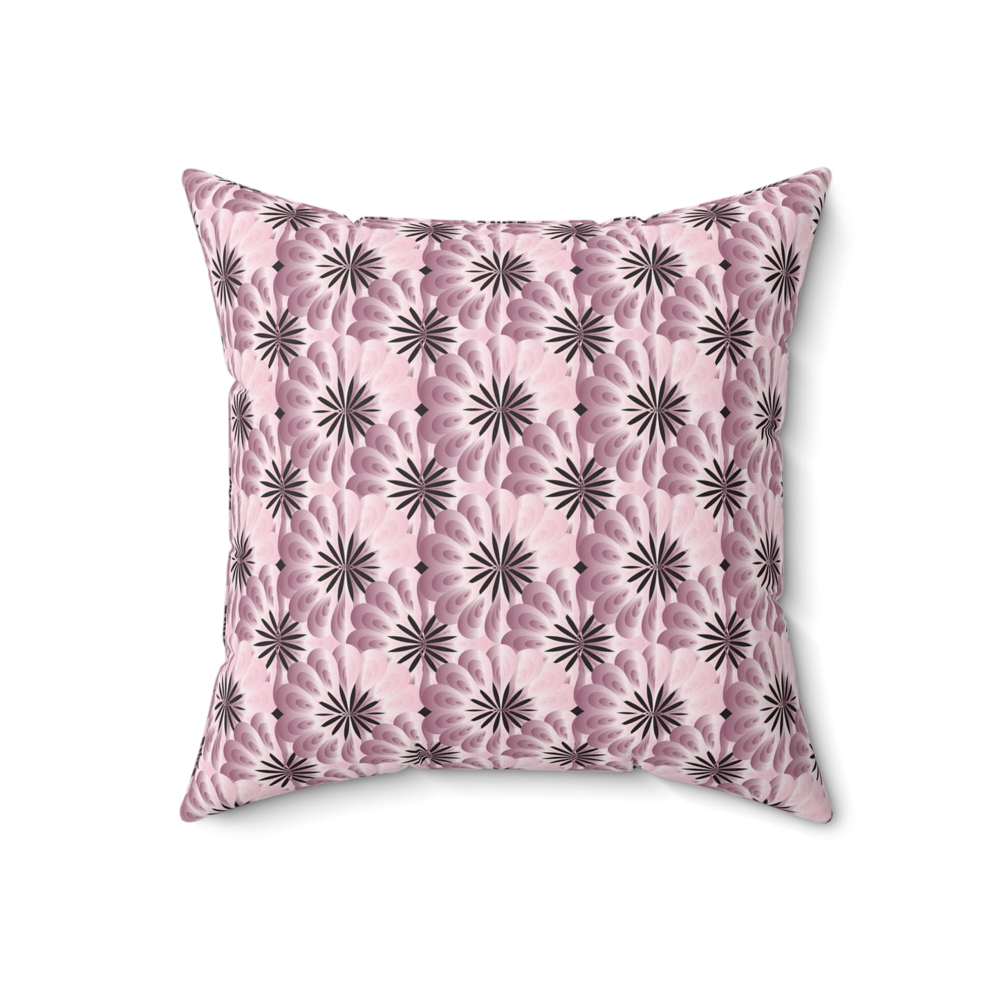 Spun Polyester Square Pillow Kukloso Fleurons No 44 - Free Shipping