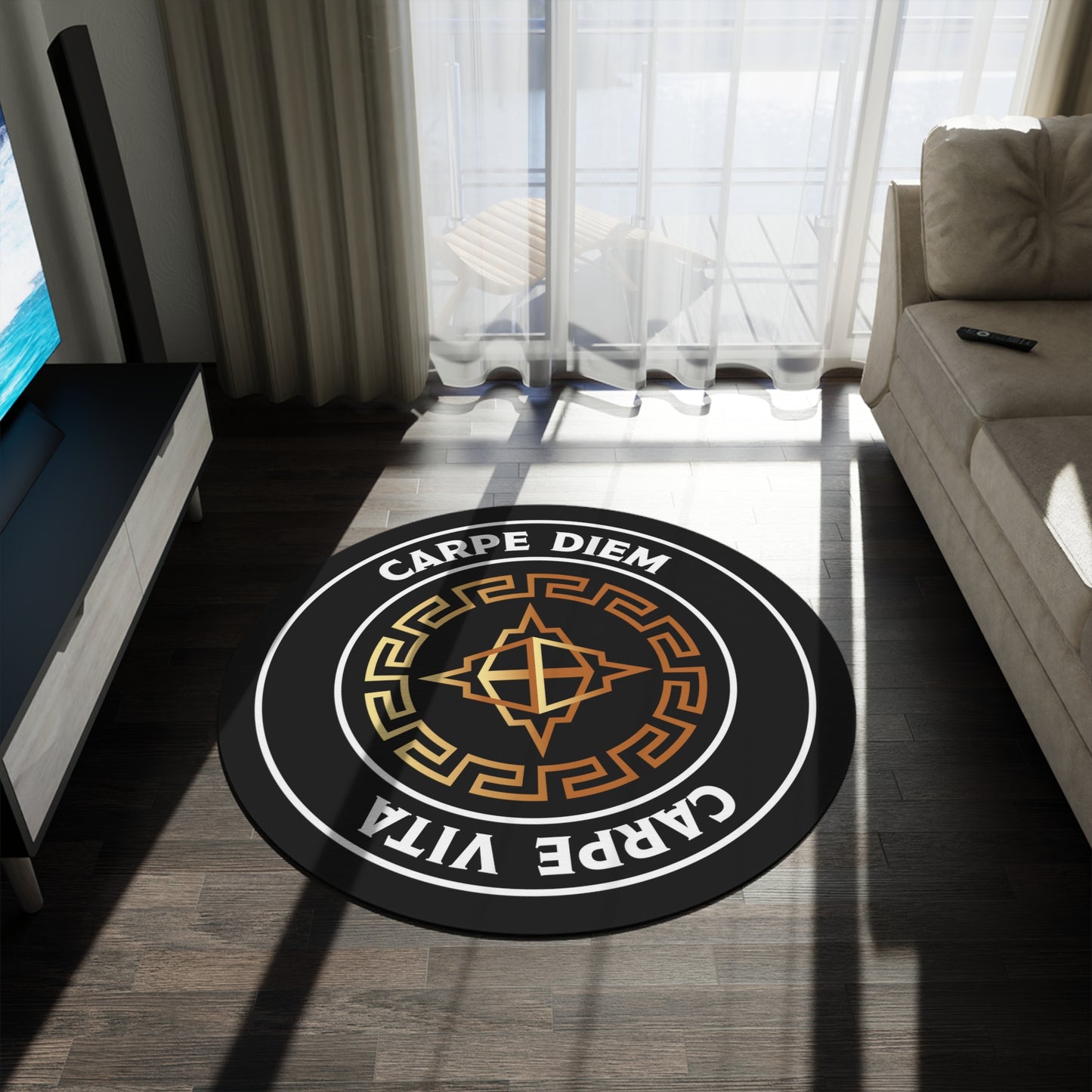 Round Rug Kukloso MD No 11 Carpe Diem - Carpe Vita Free Shipping