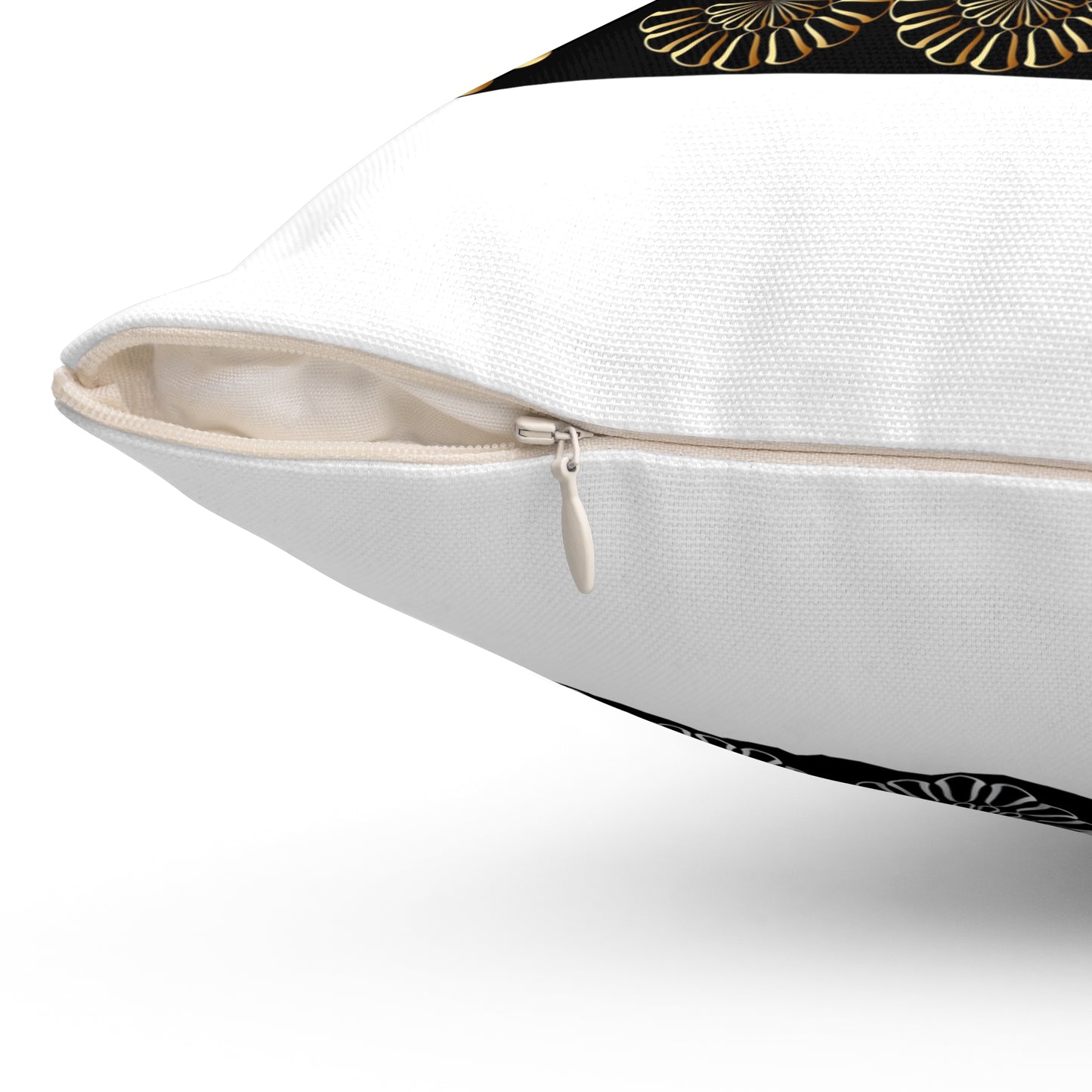 Spun Polyester Square Pillow Kukloso Ancient Geometrica No 3 - Free Shipping