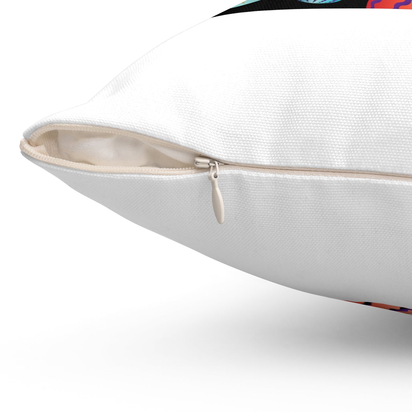 Spun Polyester Square Pillow Kukloso Whimsical No 20 - Free Shipping