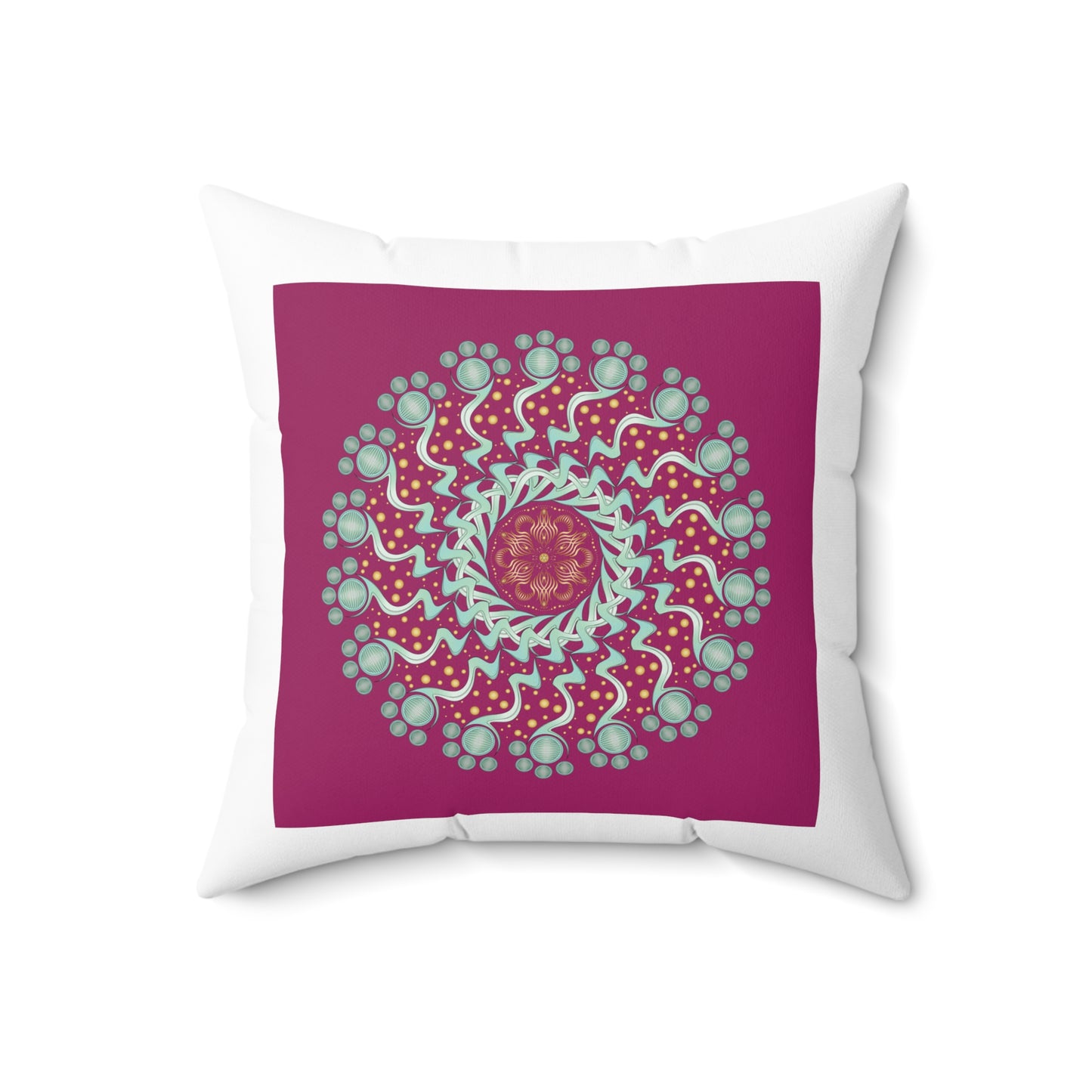 Spun Polyester Square Pillow Kukloso Graphics No 1466 & No 1467 - Free Shipping