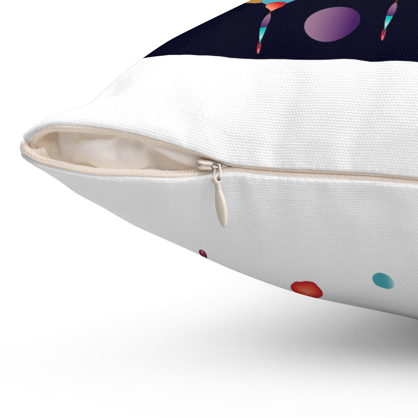 Spun Polyester Square Pillow Kukloso Abstractical No 15 - Free Shipping