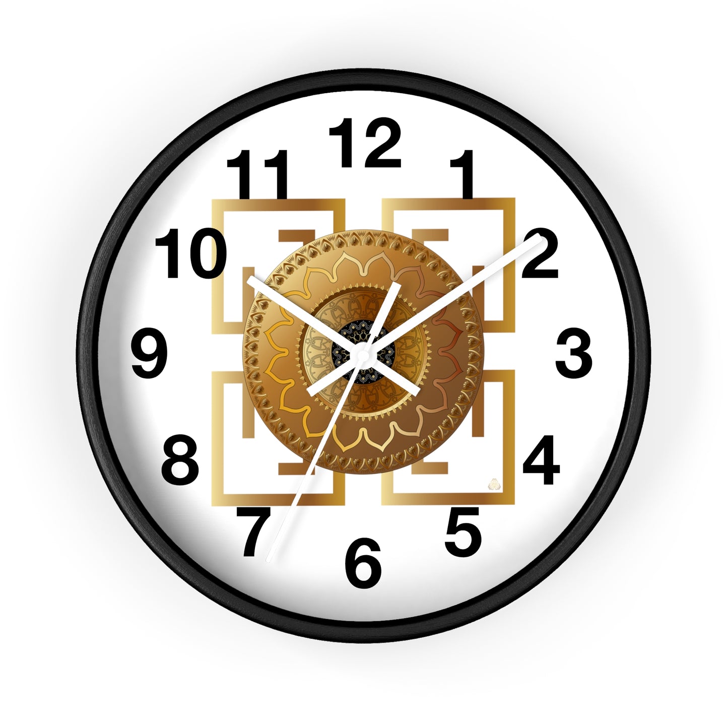 Wall Clock Kukloso OVC No 4192 Mandala - Free Shipping