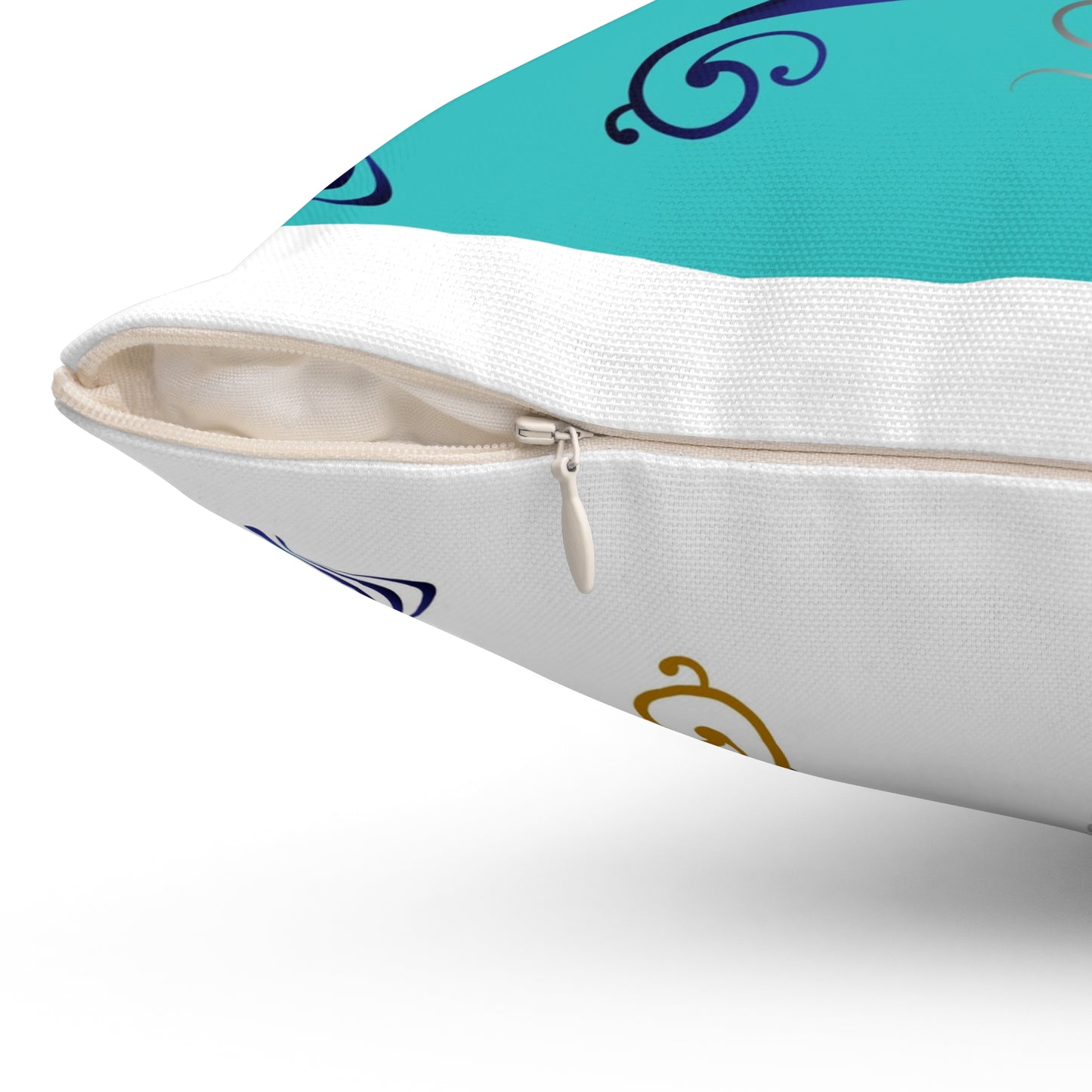 Spun Polyester Square Pillow Kukloso Ancient Geometrica No 12 - Free Shipping