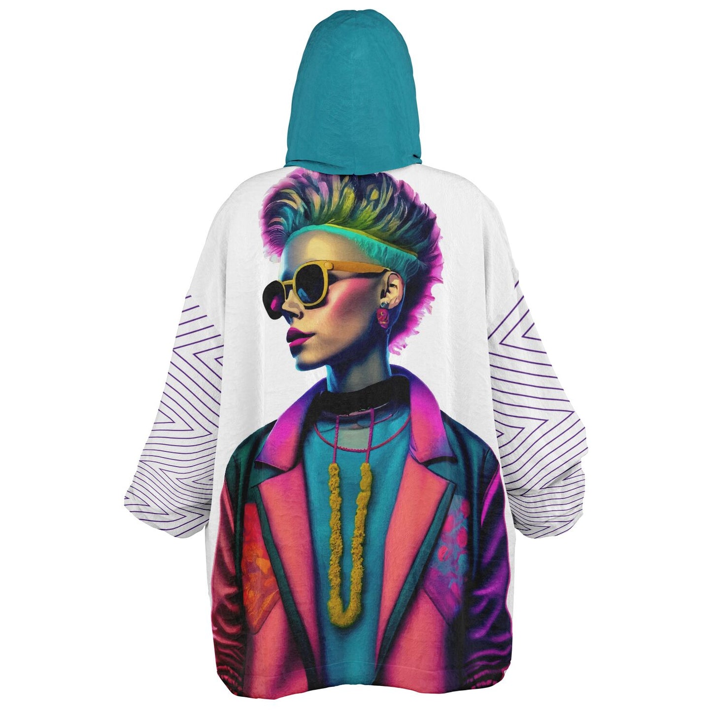 Snug Hoodie Economy - AOP Kukloso Punk Chic No 1 H - Free Shipping