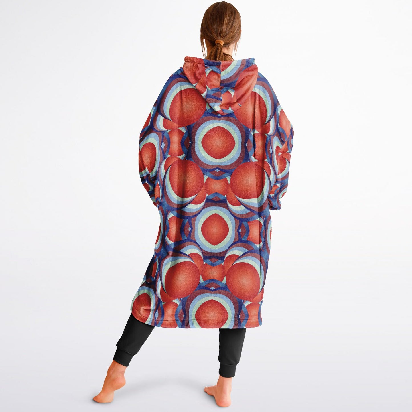 Snug Hoodie Economy - AOP Kukloso Ice Cream Swirls No 53 - Free Shipping