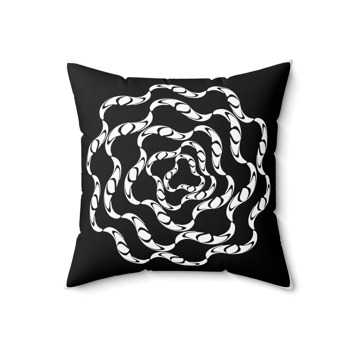 Spun Polyester Square Pillow Kukloso Untitled Graphics No 796 & No 797 - Free Shipping