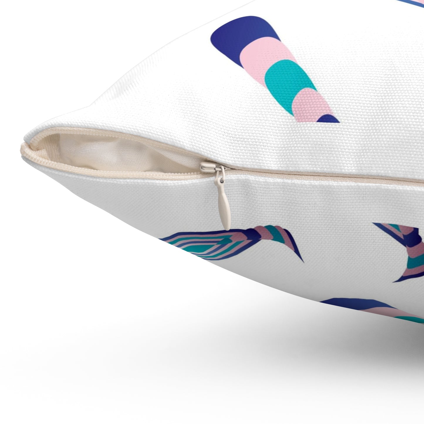 Spun Polyester Square Pillow Kukloso Abstractical No 21 - Free Shipping