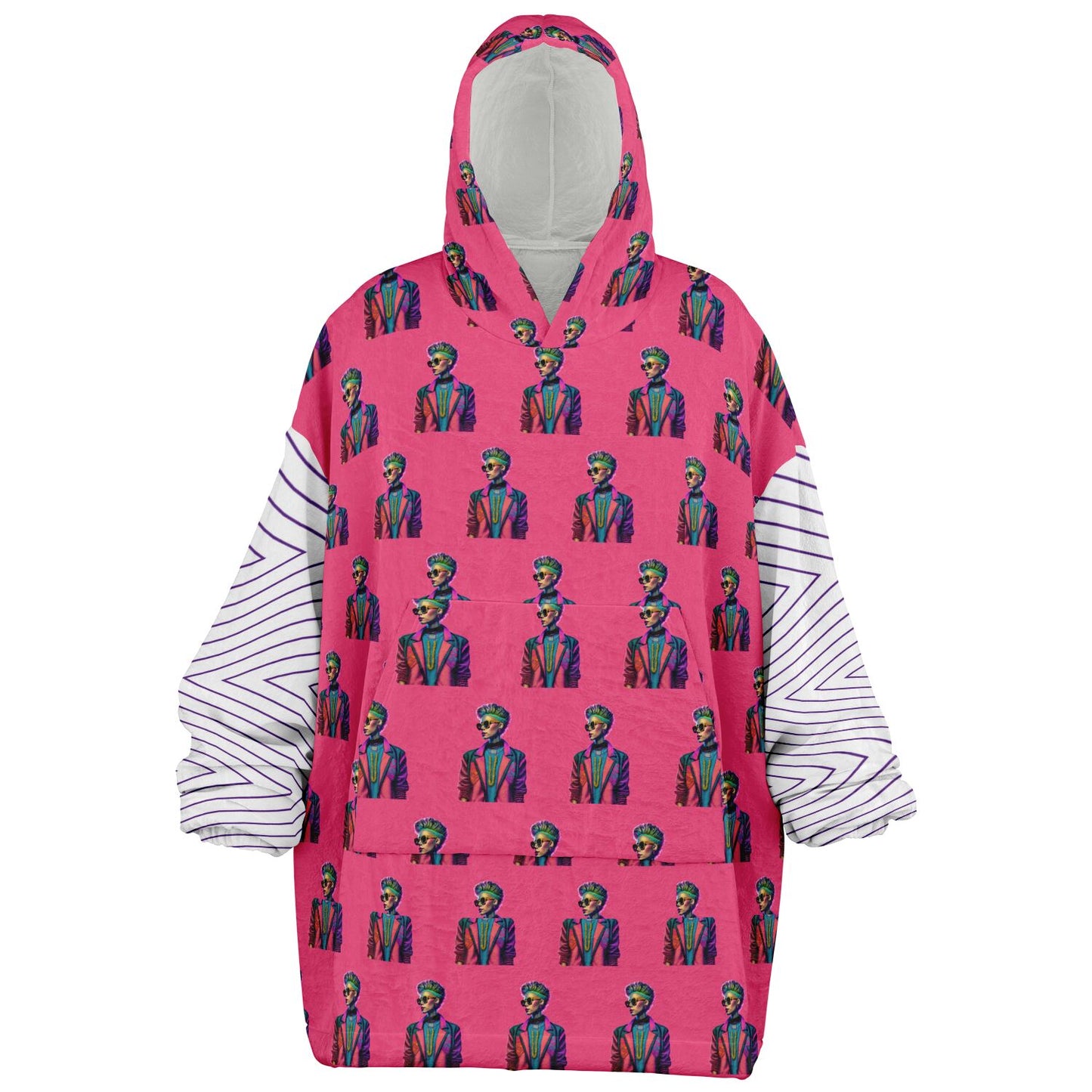 Snug Hoodie Economy - AOP Kukloso Punk Chic No 1 G - Free Shipping