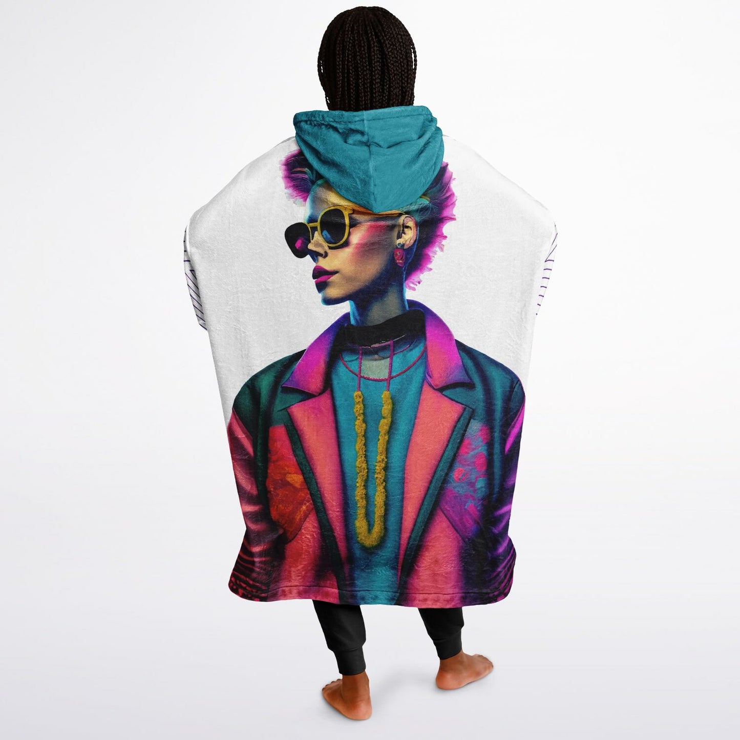 Snug Hoodie Economy - AOP Kukloso Punk Chic No 1 H - Free Shipping