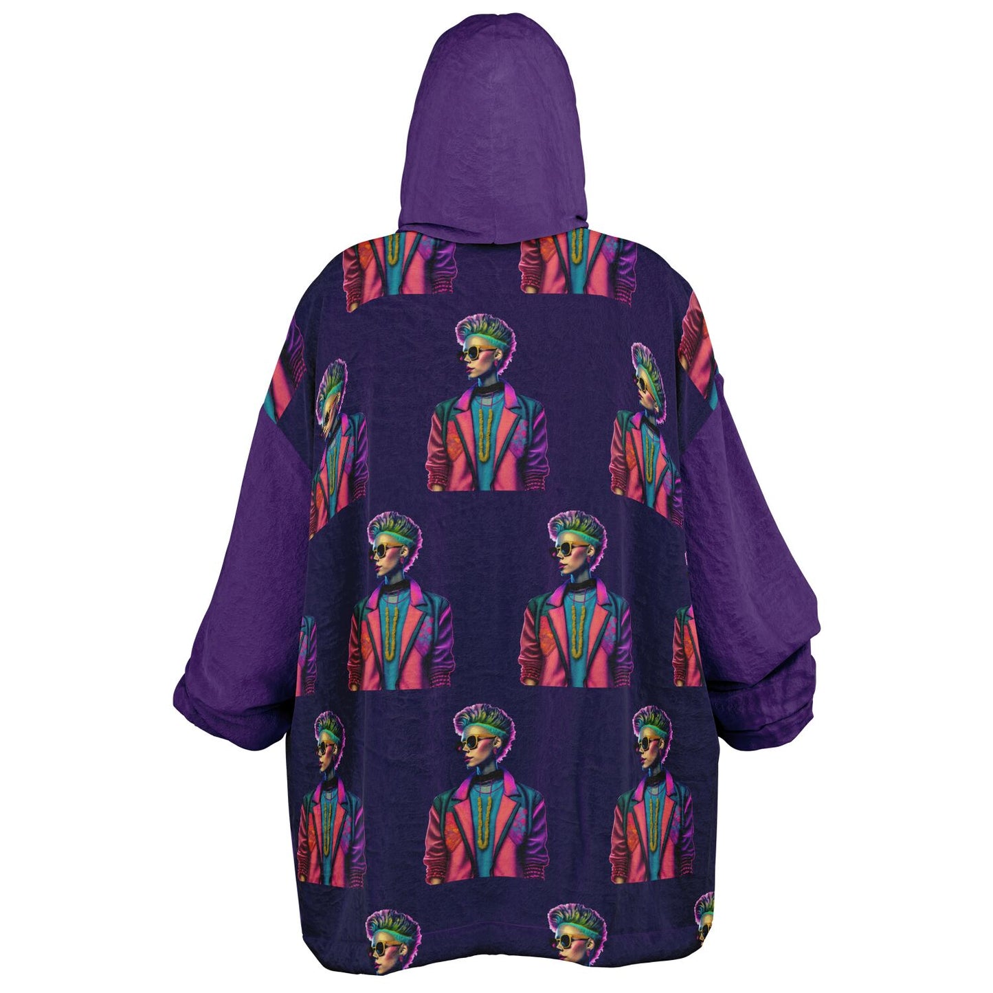 Snug Hoodie Economy - AOP Kukloso Punk Chic No 1 F - Free Shipping