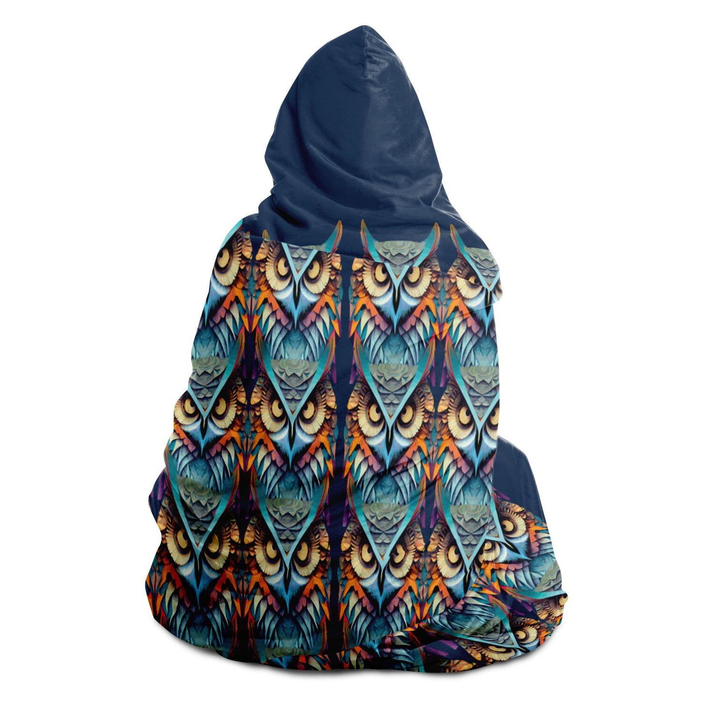 Hooded Blanket - AOP Kukloso Mr. Owl - Free Shipping