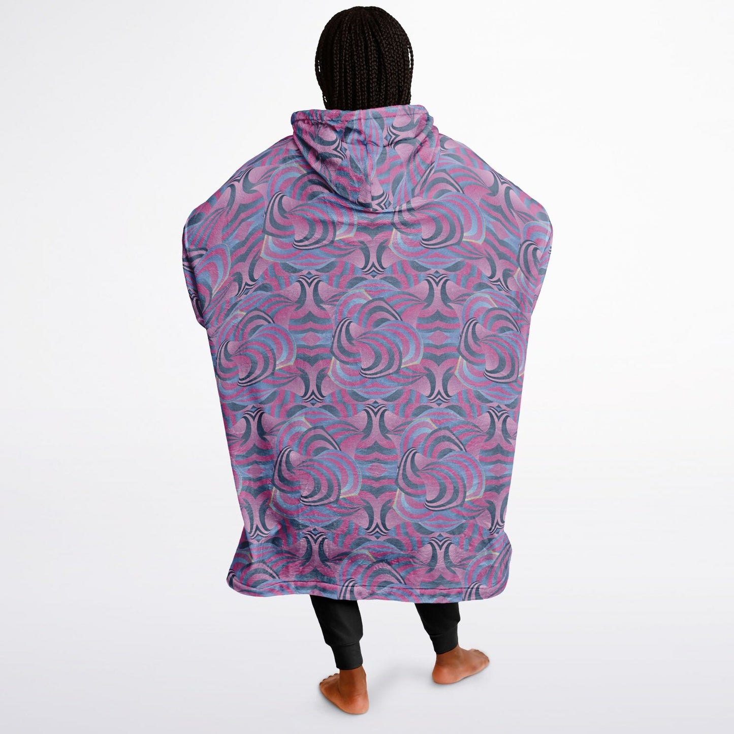 Snug Hoodie Economy - AOP Kukloso Ice Cream Swirls No 40 - Free Shipping
