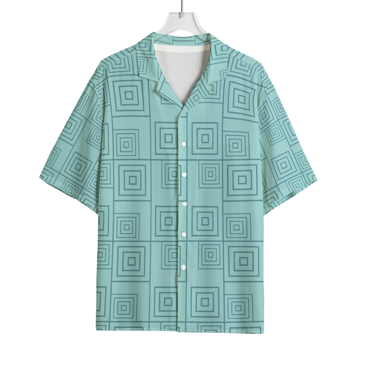 AOP Men's Hawaiian Rayon Shirt Kukloso Geo No 54
