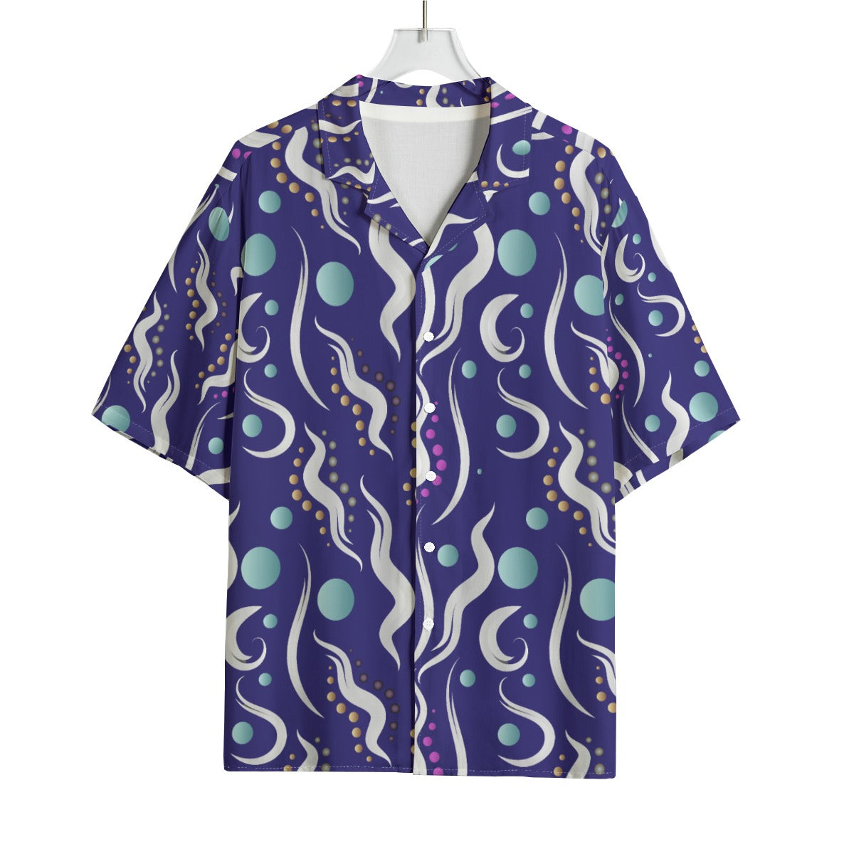 AOP Men's Hawaiian Rayon Shirt Kukloso Geo No 273