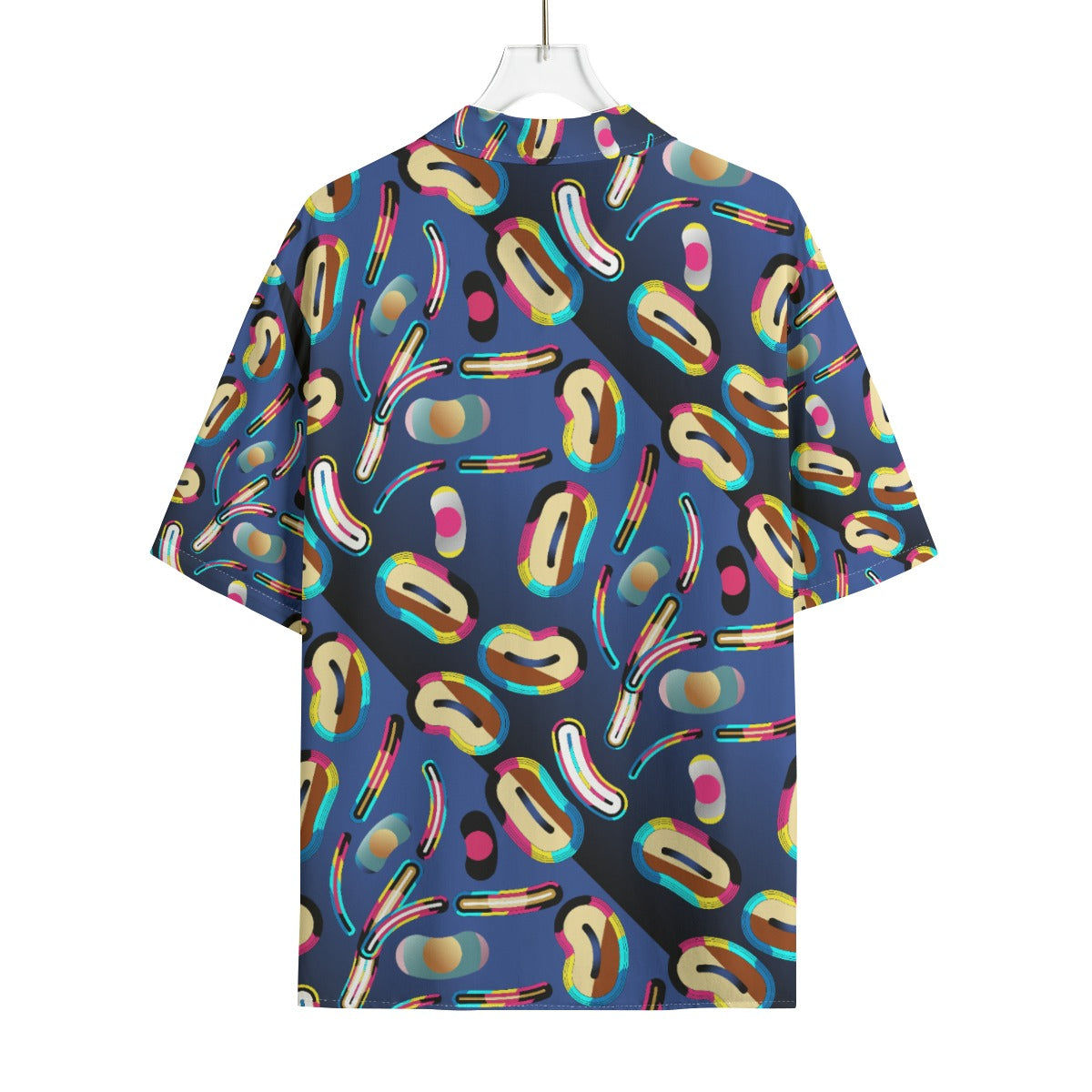 AOP Men's Hawaiian Rayon Shirt Kukloso Abstracticon No 6