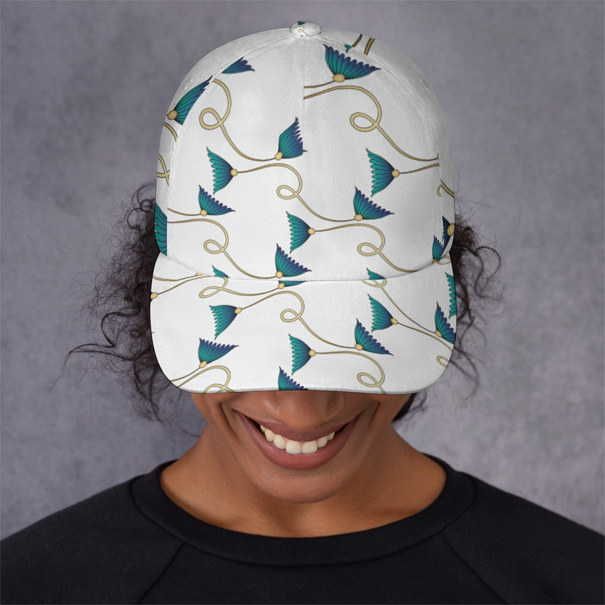 All-Over Unisex Print Peaked Cap With Box Kukloso Abstract Geo No 87
