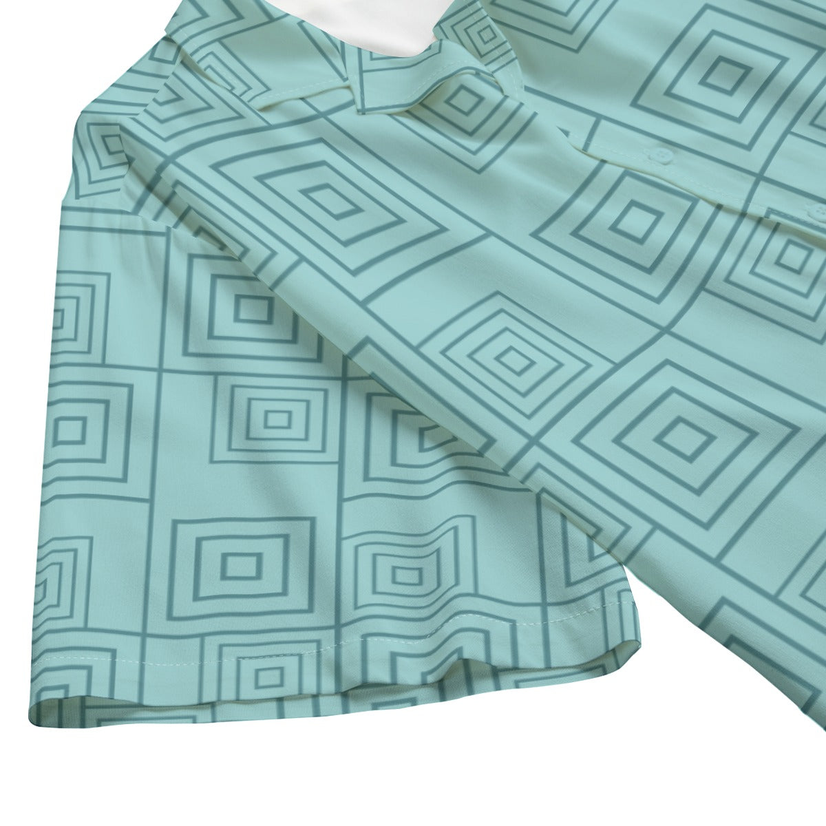 AOP Men's Hawaiian Rayon Shirt Kukloso Geo No 54