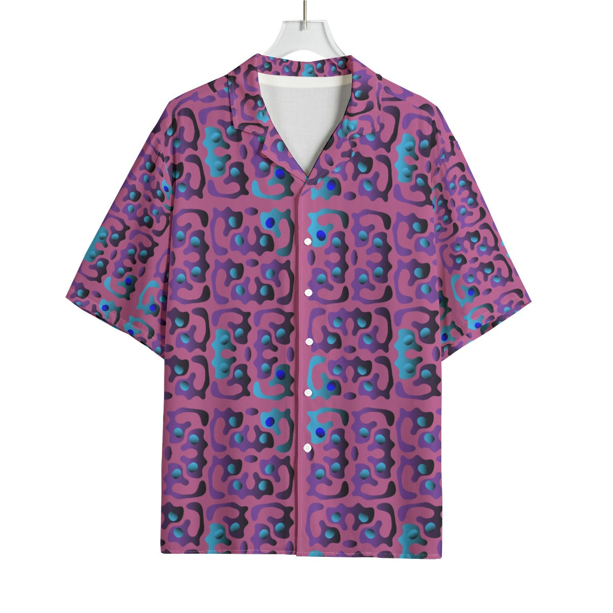 AOP Men's Hawaiian Rayon Shirt Kukloso Geo No 147
