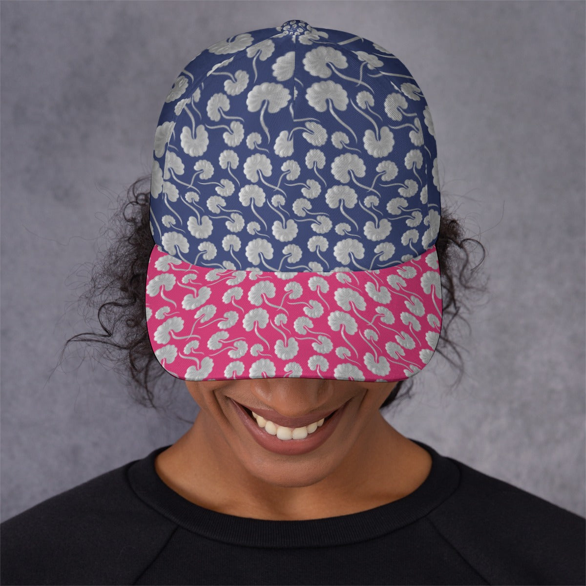 All-Over Unisex Print Peaked Cap With Box Kukloso Abstract Geo No 583