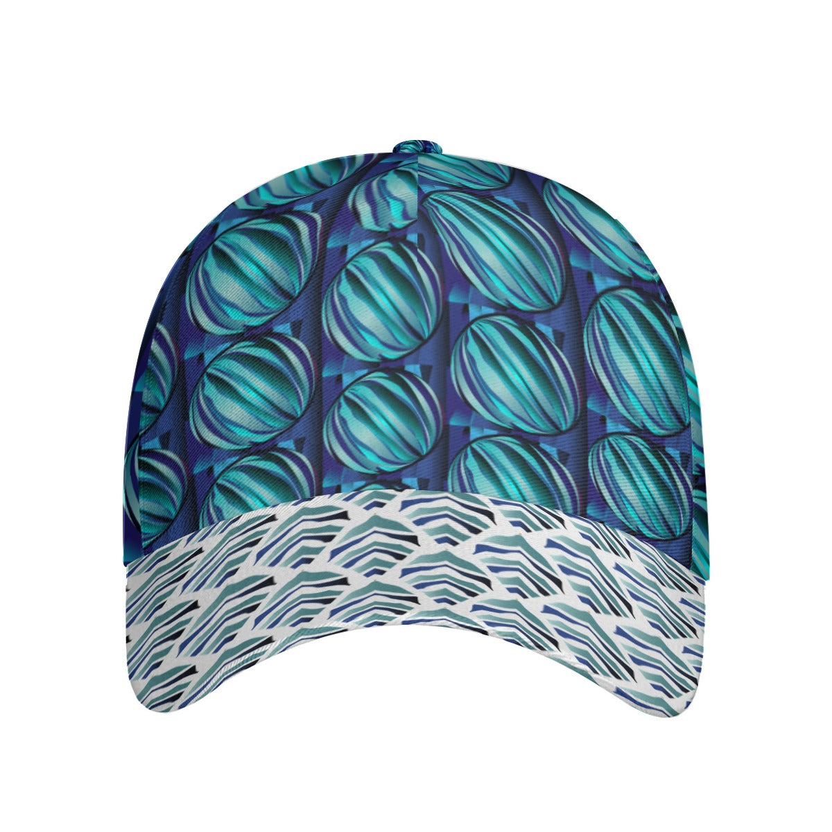 All-Over Unisex Print Peaked Cap With Box Kukloso Abstract Geo No 333