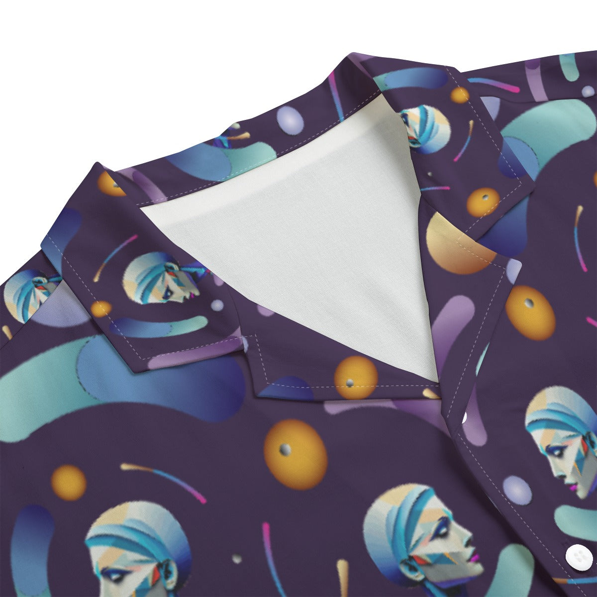 AOP Men's Hawaiian Rayon Shirt Kukloso Abstracticon No 16