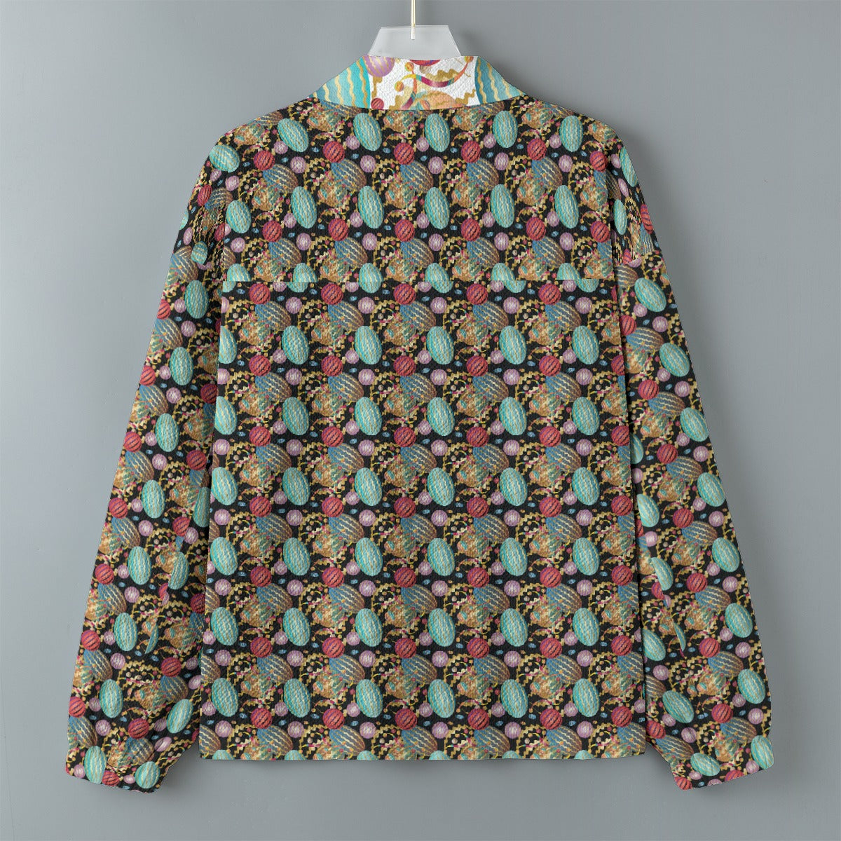 AOP Unisex Casual Lapel Jacket Kukloso Whimsical No 20