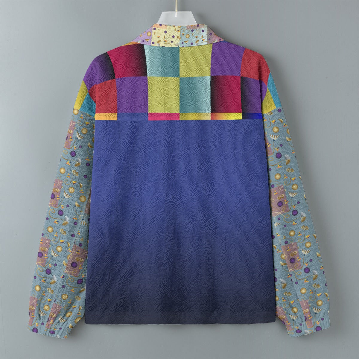 AOP Unisex Casual Lapel Jacket Kukloso Whimsical No 17
