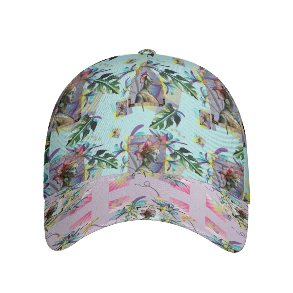 All-Over Print Unisex Peaked Cap With Box Kukloso Geo Abstract No 250