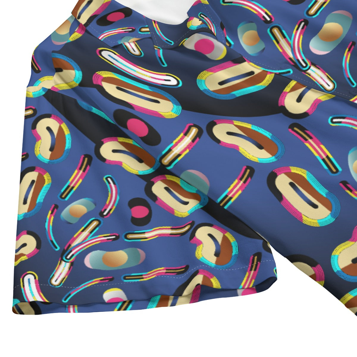 AOP Men's Hawaiian Rayon Shirt Kukloso Abstracticon No 6