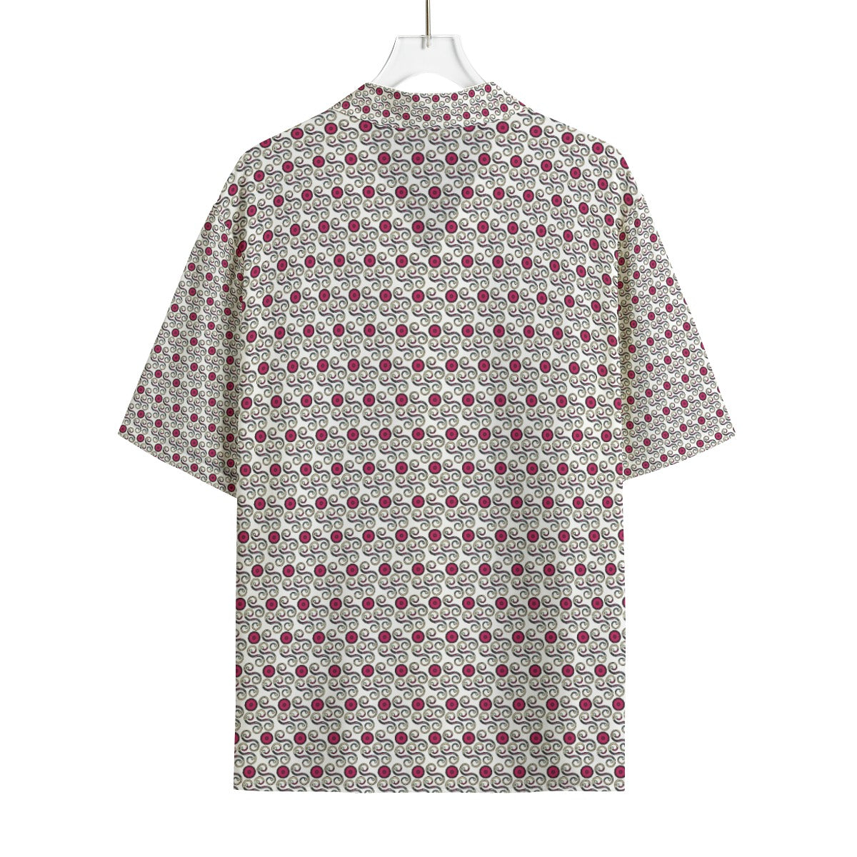 AOP Men's Hawaiian Rayon Shirt Kukloso Geo No 1041