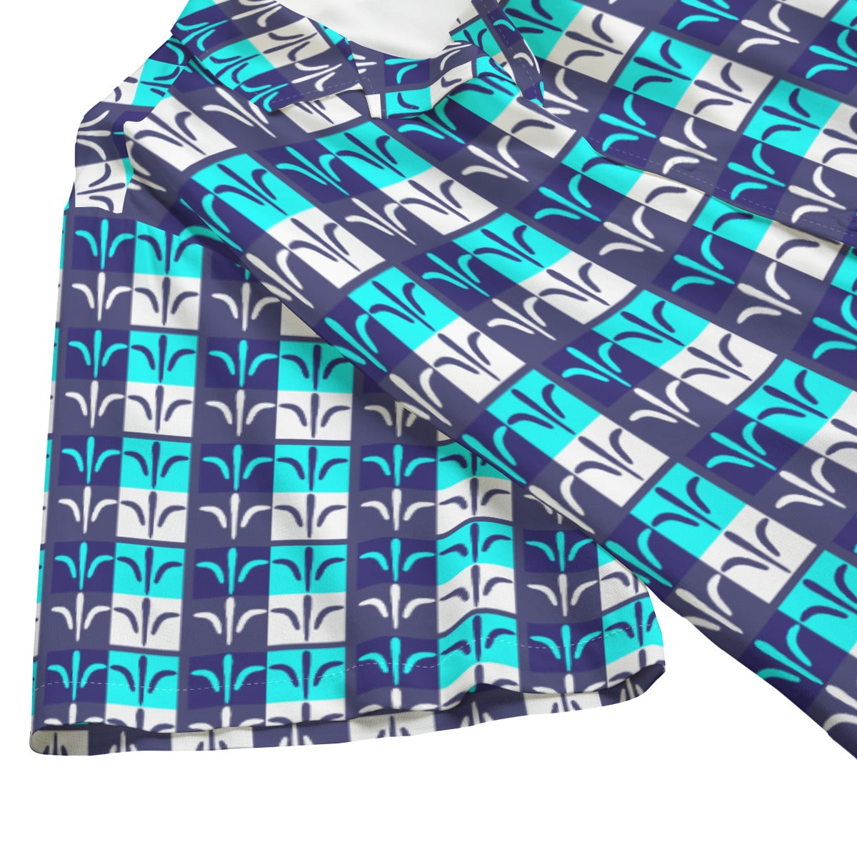AOP Men's Hawaiian Rayon Shirt Kukloso Geo No 379