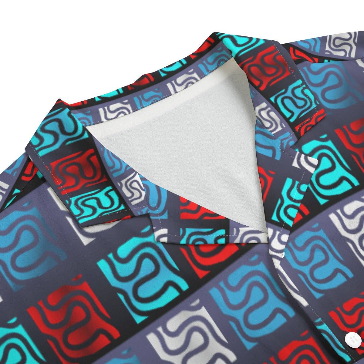 AOP Men's Hawaiian Rayon Shirt Kukloso Geo No 350