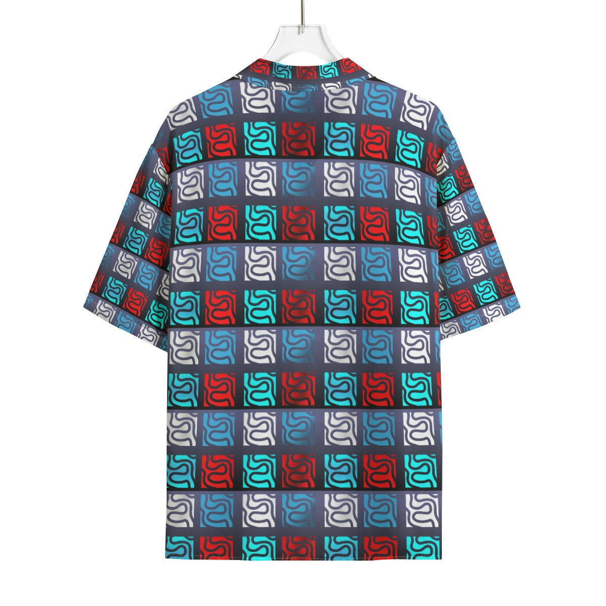AOP Men's Hawaiian Rayon Shirt Kukloso Geo No 350