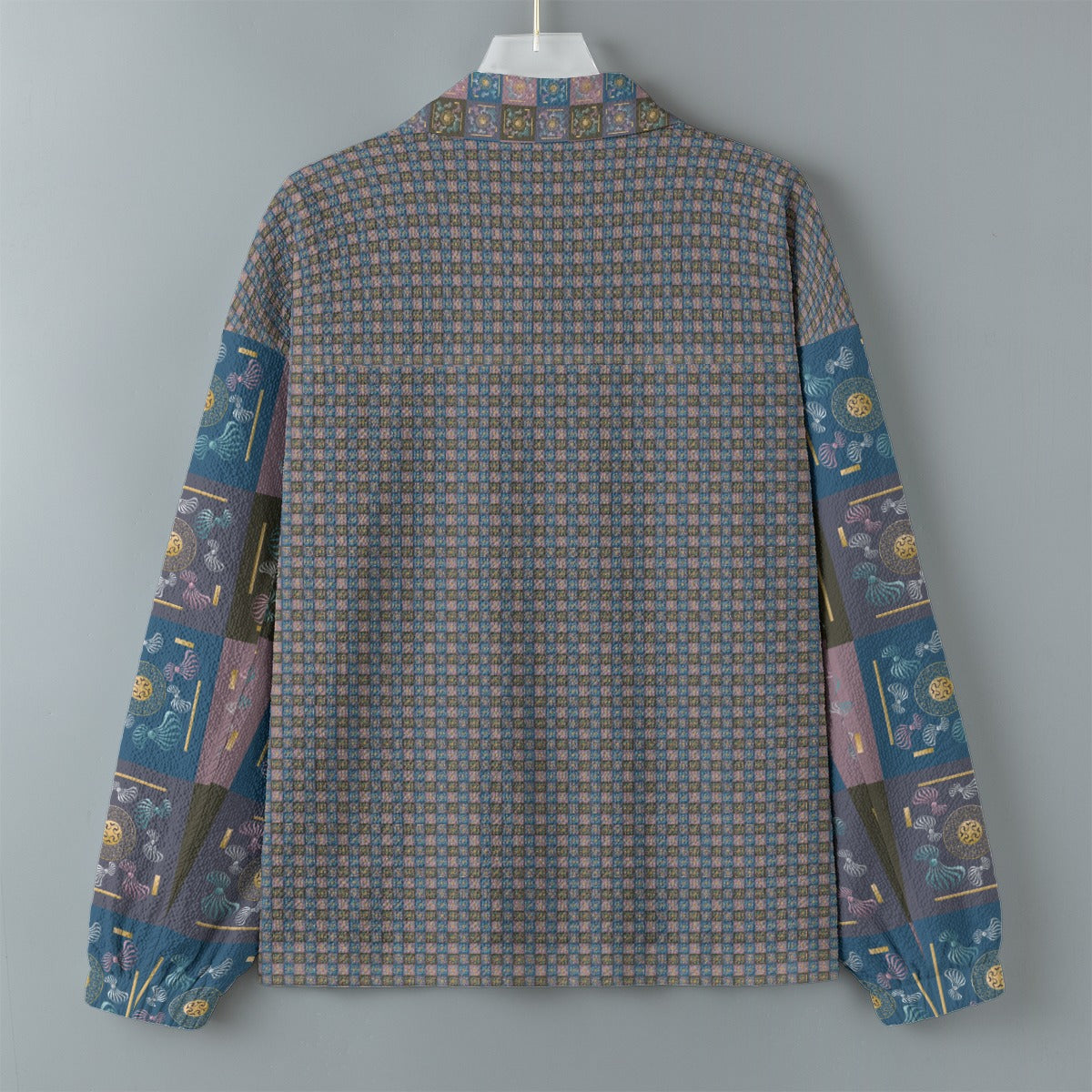 AOP Unisex Casual Lapel Jacket Kukloso Whimsical No 99